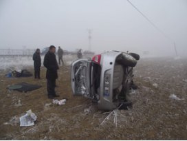 Konyada trafik kazası: 3 yaralı