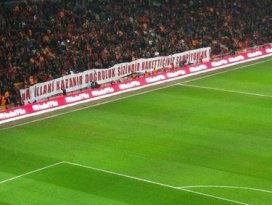 G.Saraydan F.Bahçelileri çıldırtan pankart