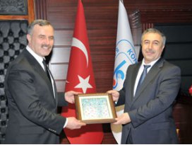 Van OSB  heyetinden, KSO  Başkanı  Kütükcüye  ziyaret