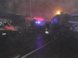 Konyada zincirleme kaza: 1 ölü, 28 yaralı