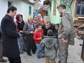 Kaymakam Sonelden taziye ziyaretleri