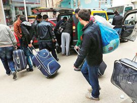 Bir haftada yurtlardan ayrılan öğrenci sayısı