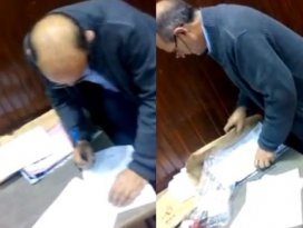 İzmirdeki seçim hilesi kameralara takıldı