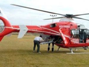 Hava ambulansı Recep için havalandı
