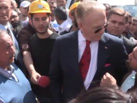 Uğur Dündara Somada protesto!