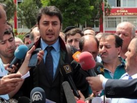 Şirketin avukatına vatandaşlardan protesto