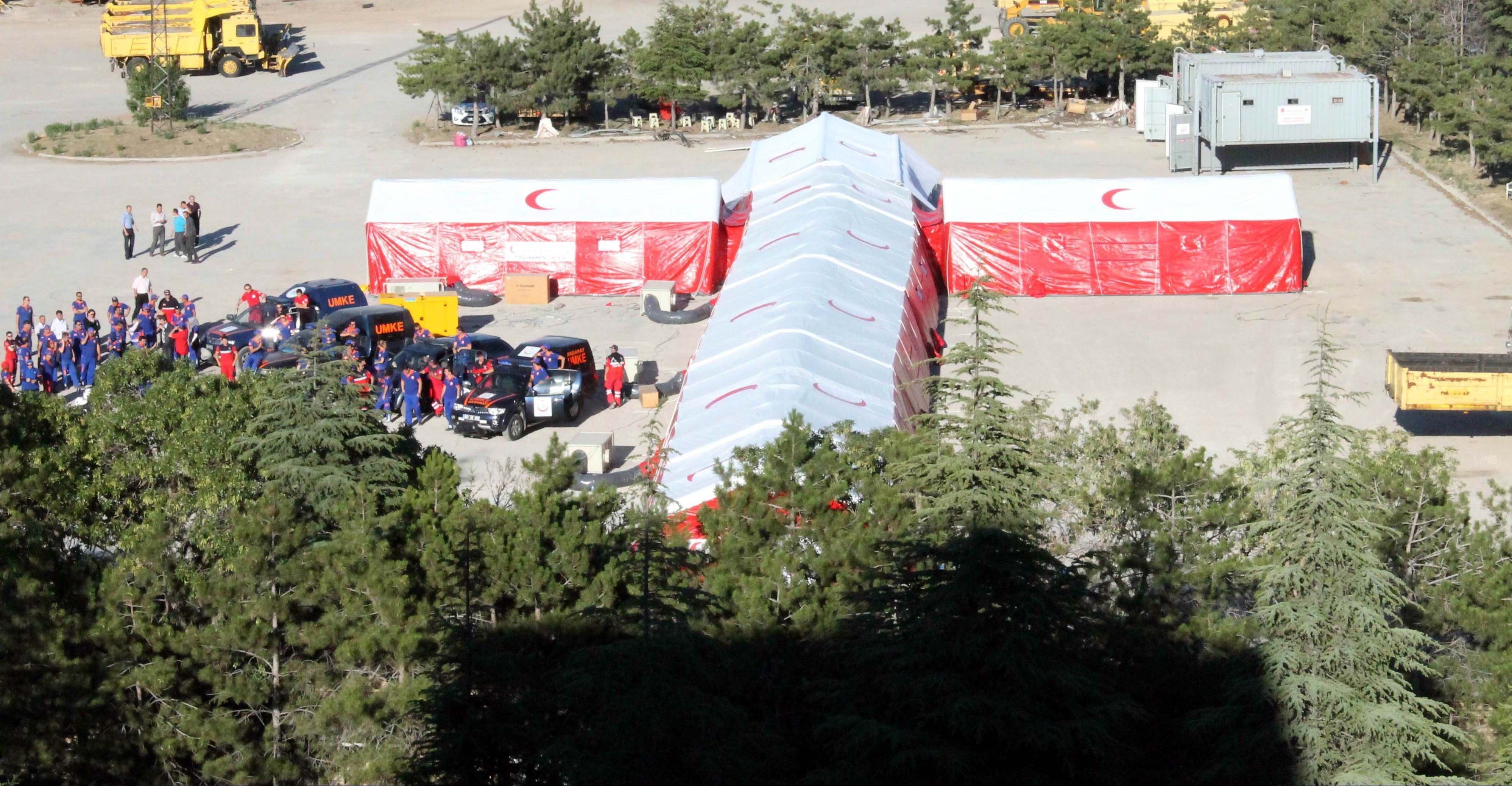 Mobil hastane kurum eğitimi Konyada başladı