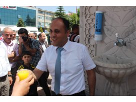Yürüyen ikram çeşmesi Beyşehirde