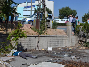 Çıktığı direkten düşerek öldü
