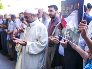 Konyada İsrail terörü protesto edildi