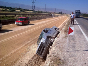 Ereğli’de trafik kazası: 1 yaralı
