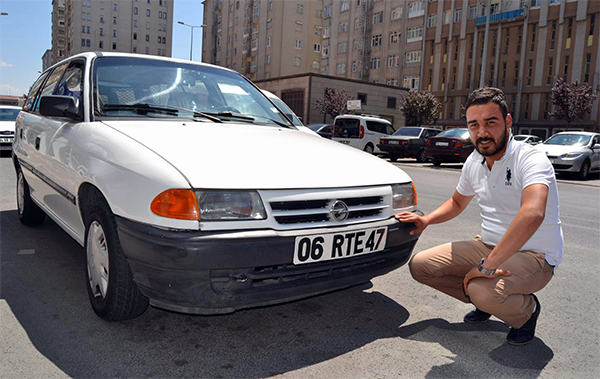 Bu plaka 40 bin lira!