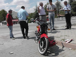 Kulu’da trafik kazası: 1 yaralı