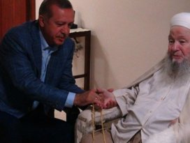 Erdoğan, Mahmut Efendiyi ziyaret etti