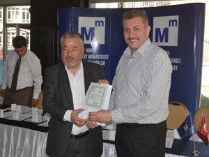 Bağımsız denetçiler mühür ve berat aldı