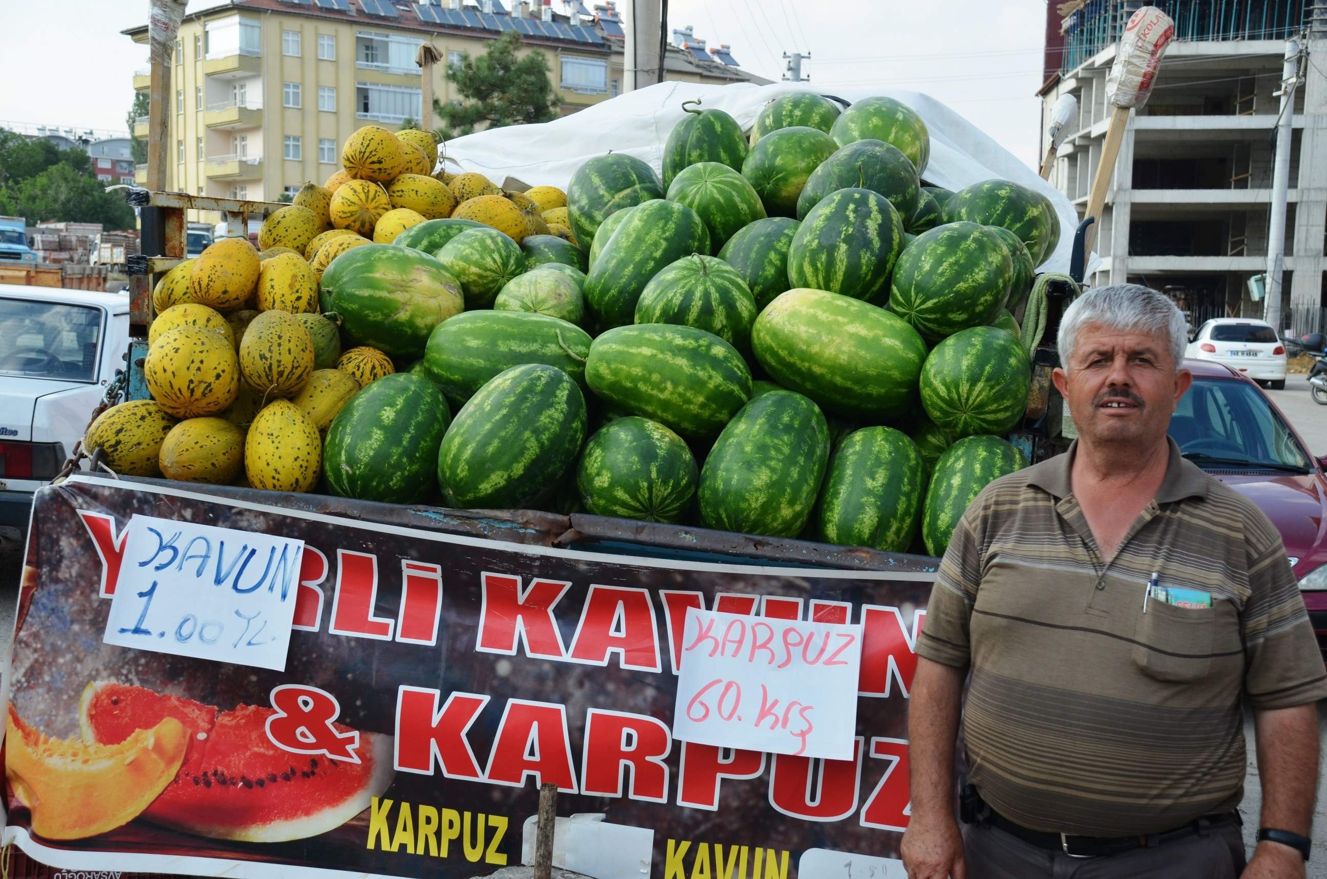 Seydişehir’de karpuz ve kavun yüz güldürdü