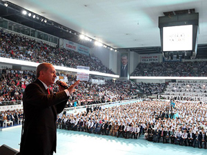 Erdoğan konuşmasında sadece onun ismini andı