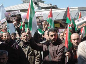 Konyadan İsraile protesto