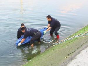 Boğularak can verdi!