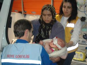 İkinici kazayı ambulansta yaptı