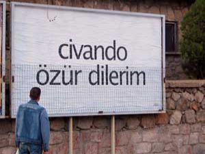 Sevgiliye bilboardlı özür!