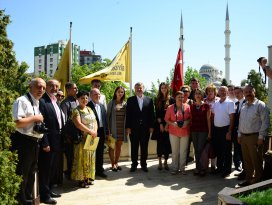 Moldovalı gazeteciler Başkan Akyürek’i ziyaret etti