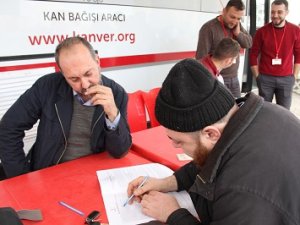 BMW tutkunlarından kan bağışı