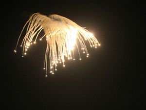 Konyaya gece bomba yağdı