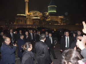 Erdoğan ve Davutoğlu Mevlana Müzesini ziyaret etti