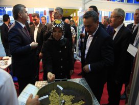 Seydişehir leblebisi Konya Uluslararası TÜYAP Fuarında tanıtıldı