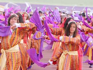 Konyada renkli kutlama