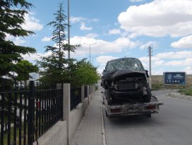 Konyada trafik kazası: 2 yaralı