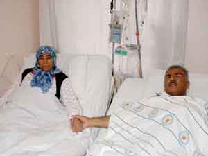 Gözleri olduğu eşine böbreğini de verdi