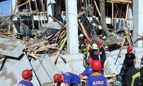 Konya’da okul inşaatında göçük: 1 ölü, 1 yaralı