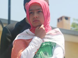 Konyadan, yardım gemisindeki babasına seslendi