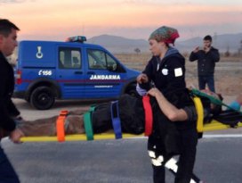 Konyada kaza: 1i ağır 2 yaralı