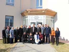 Karatay Belediyesinden Halk Eğitim Merkezine ziyaret