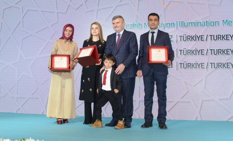 Uluslararası İslam Sanatları Yarışmasının ödülleri verildi