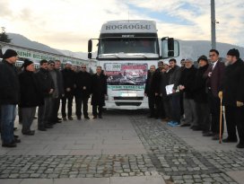 Akşehir İHH’dan Halep’e yardım