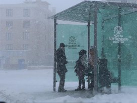 Konyada okullar tatil edildi!