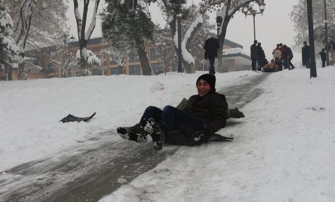 Konya Merkezde okullar tatil edildi