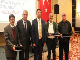 MMO Konya Şubesinden meslekte 25, 40 ve 50. yılını dolduranlara plaket