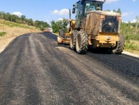 Bozkır mahalle yolunun, standardı yükseldi