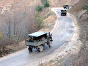 Askeri konvoya mayın tuzağı