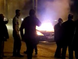 Konya’da otomobil yangını!