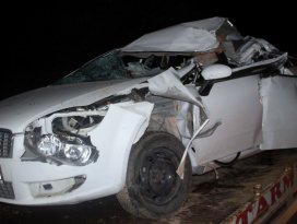 Konyada feci kaza 1 ölü 2 yaralı