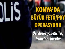 Konyada FETÖ/PDY operasyonu