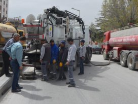 Karapınarda alt yapı çalışmaları