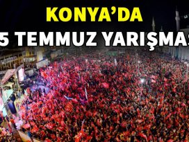 Konyada 15 Temmuz yarışması