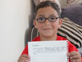 Küçük Furkan’dan Erdoğan’a 15 Temmuz mektubu